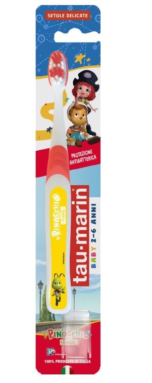 Tau-marin Spazzolino Anti batterico Bambini 2-6 Anni 1 Pezzo