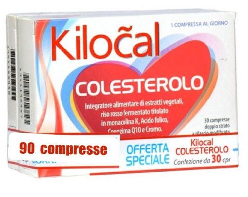 Kilocal Colesterolo Integratore Cuore 3 X 30 Compresse