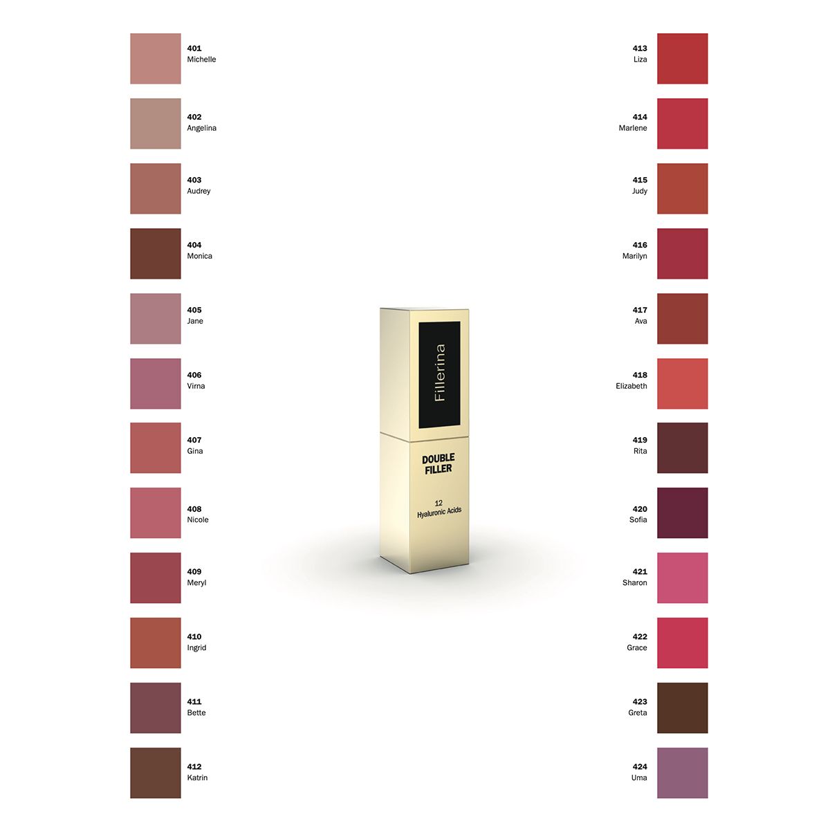 image - 985986761 - Fillerina Double Filler Creamy Lipstick 412 Katrin 3,5ml - 4742735_2.jpg