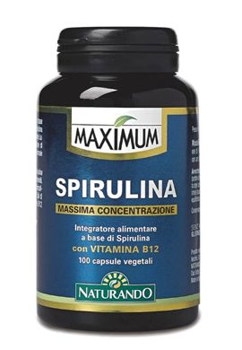 Maximum Spirulina Integratore Stanchezza 100 Capsule