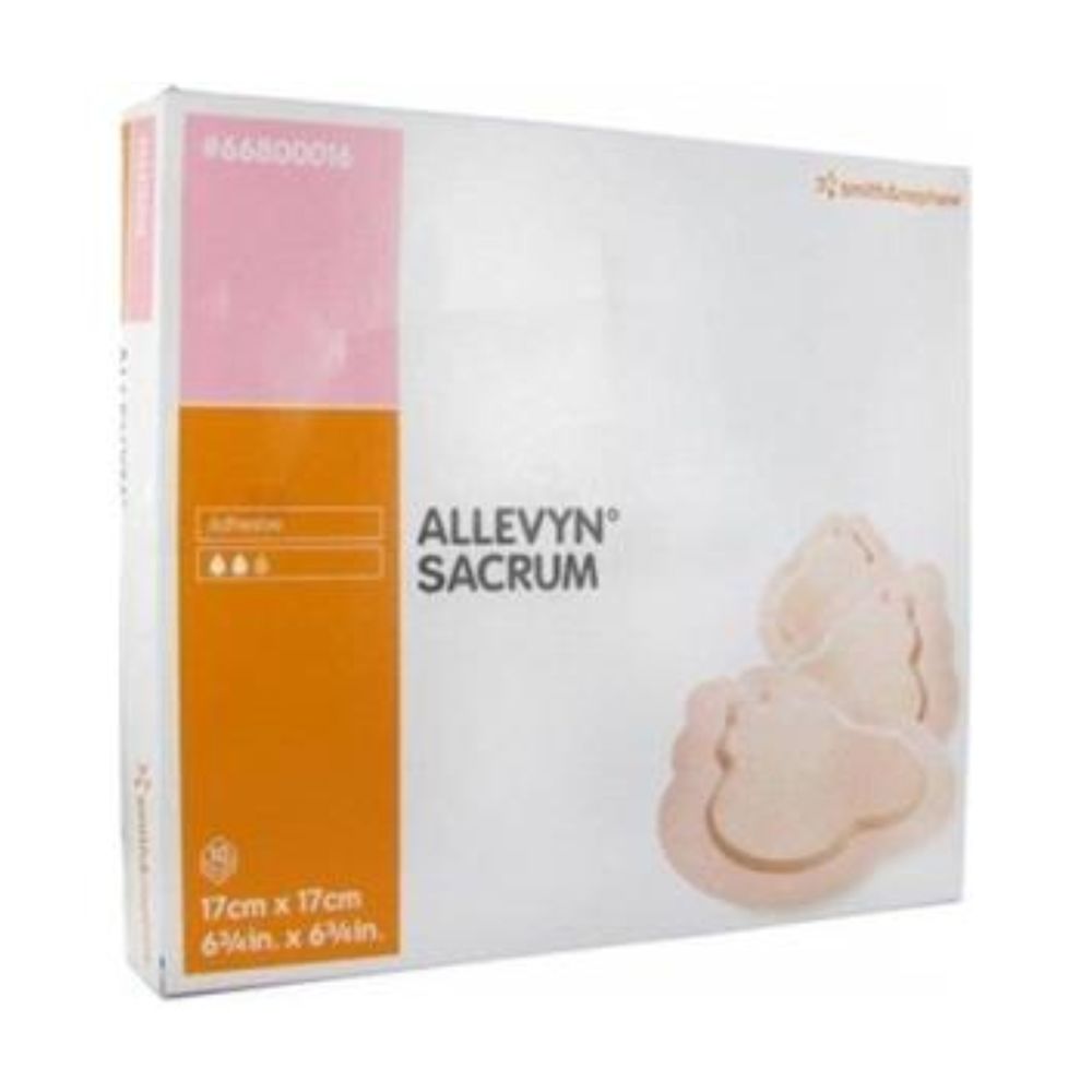 image - 905352732 - MEDICAZIONE IDROCELLULARE ADESIVA STERILE CONFORMATA PER LA REGIONE SACRALE ASSORBENTE IN SCHIUMA DI POLIURETANO ALLEVIN SACRUM 17X17CM 10MEDIZAZIONI - 0006859_1.jpg