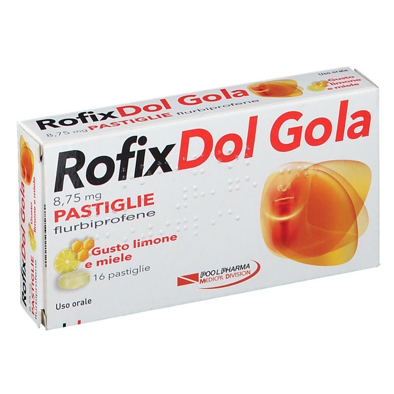 Rofixdol Gola 8,75mg Gusto Limone E Miele 16 Pastiglie