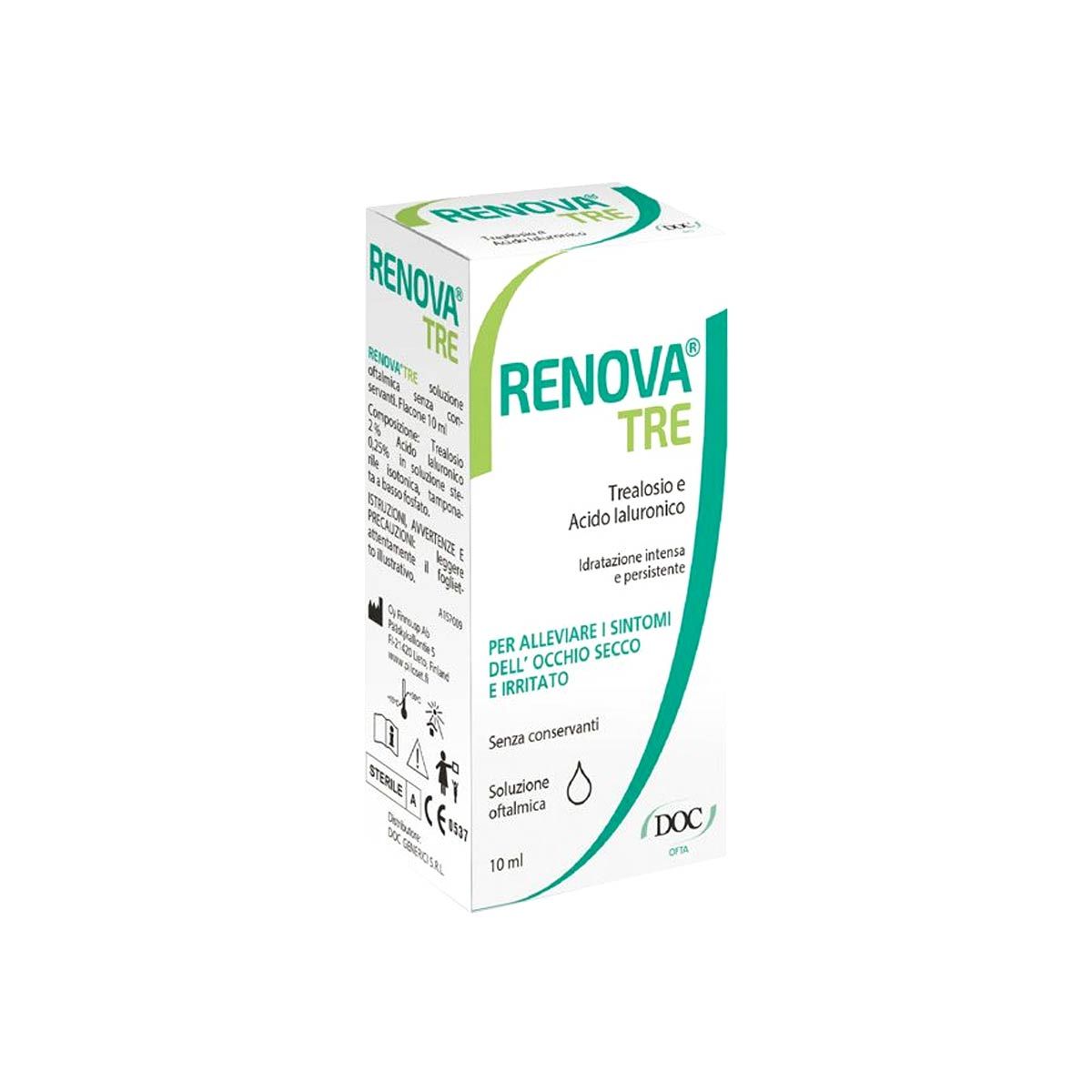 Renova Tre Collirio Occhi Secchi 10ml