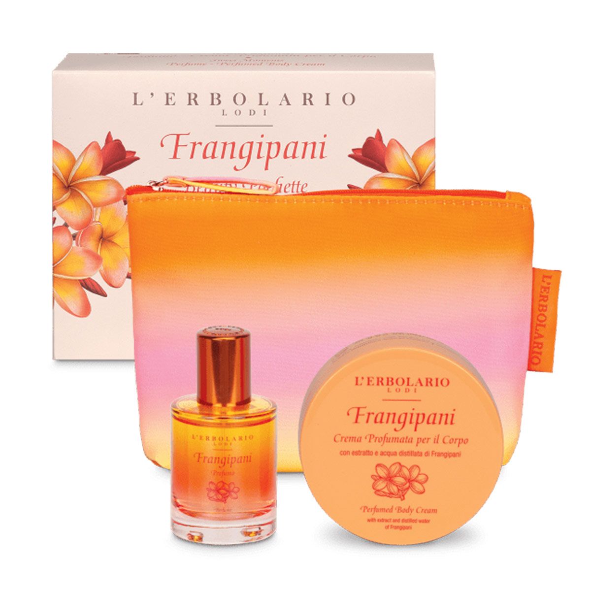 L'erbolario Frangipani Beauty Pochette Dolci Attimi Profumo + Crema Profumata Corpo