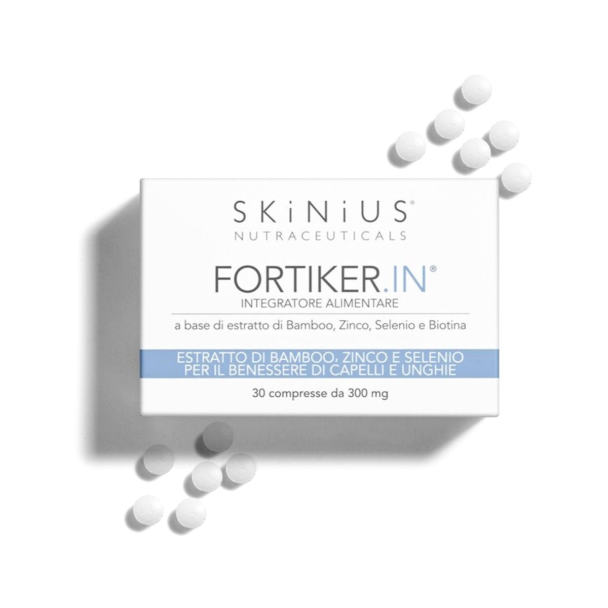 Skinius Fortiker-in Integratore Capelli E Unghie 30 Compresse