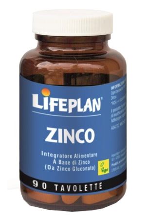 Lifeplan Zinco Integratore Di Zinco 90 Tavolette