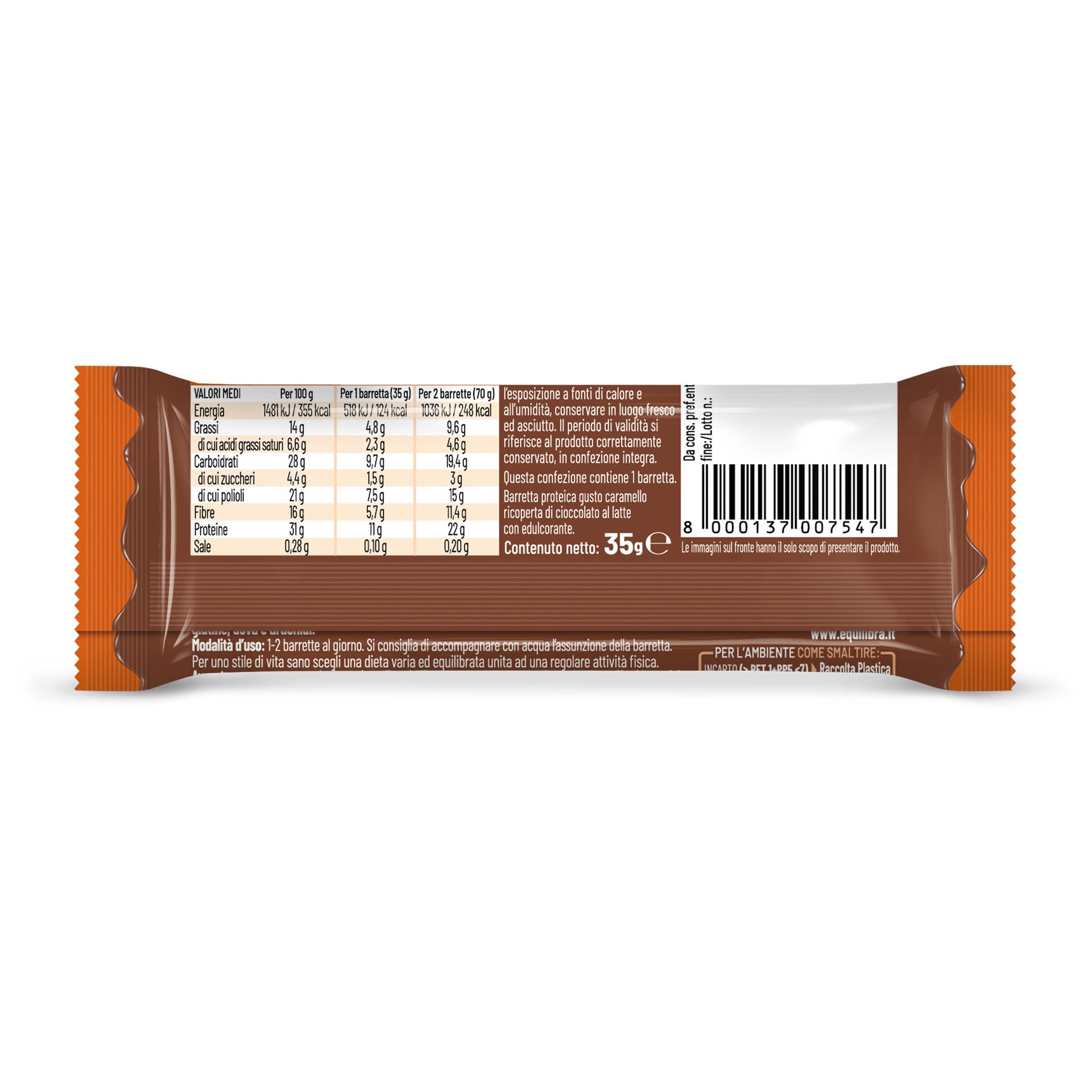 989052915 - EQUILIBRA PROTEIN 31% LOW SUGAR CARAMEL 1 PEZZO - 4797410_4.jpg