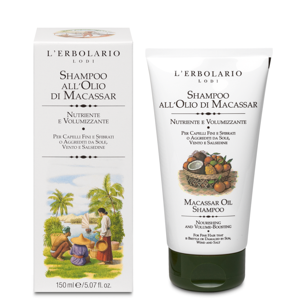 L'erbolario Shampoo All'olio Di Macassar 150ml