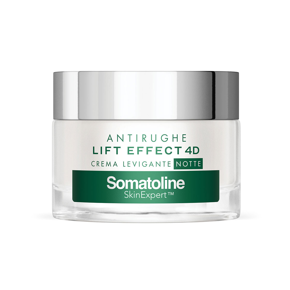 Somatoline Skinexpert Lift Effect 4d Crema azione levigante Notte Trattamento Viso Antiage Acido Ialuronico 50ml