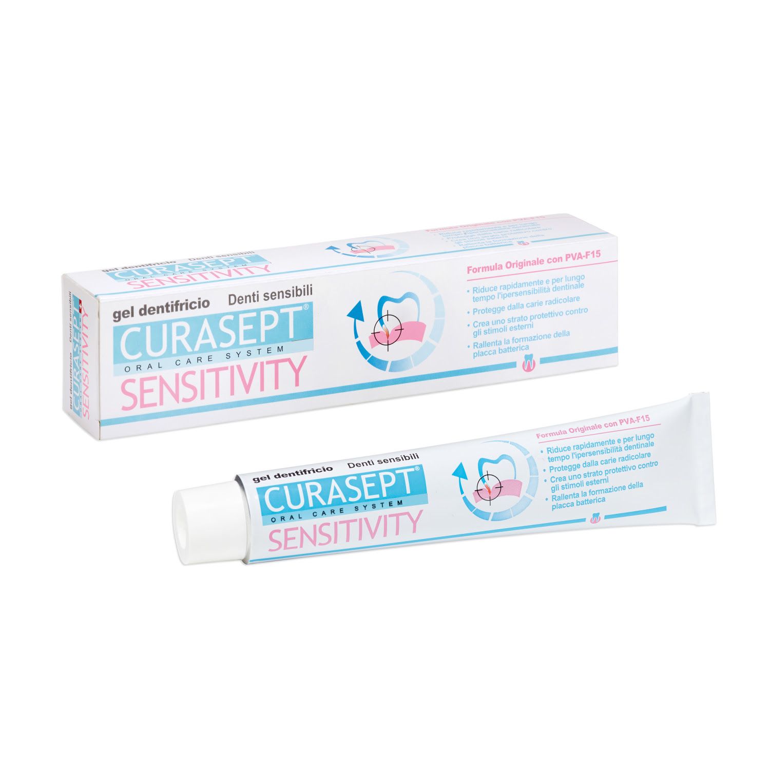 Curasept Sensitivity Gel Dentifricio Trattamento giornaliero 75ml