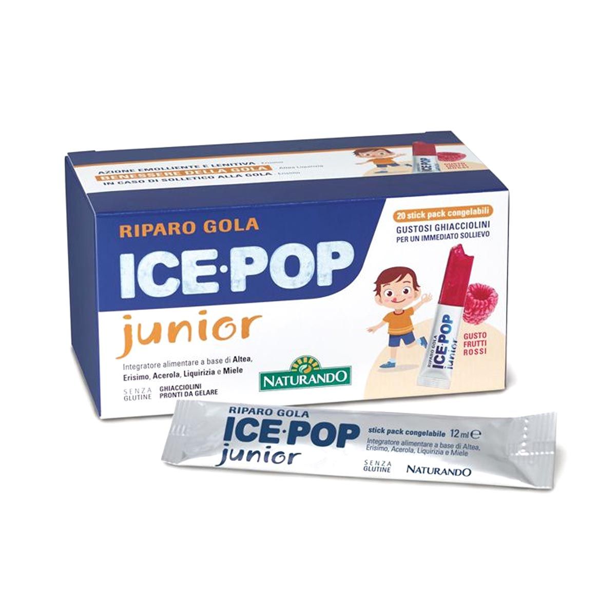 Riparo Gola Ice Pop Junior Integratore 20 Stick