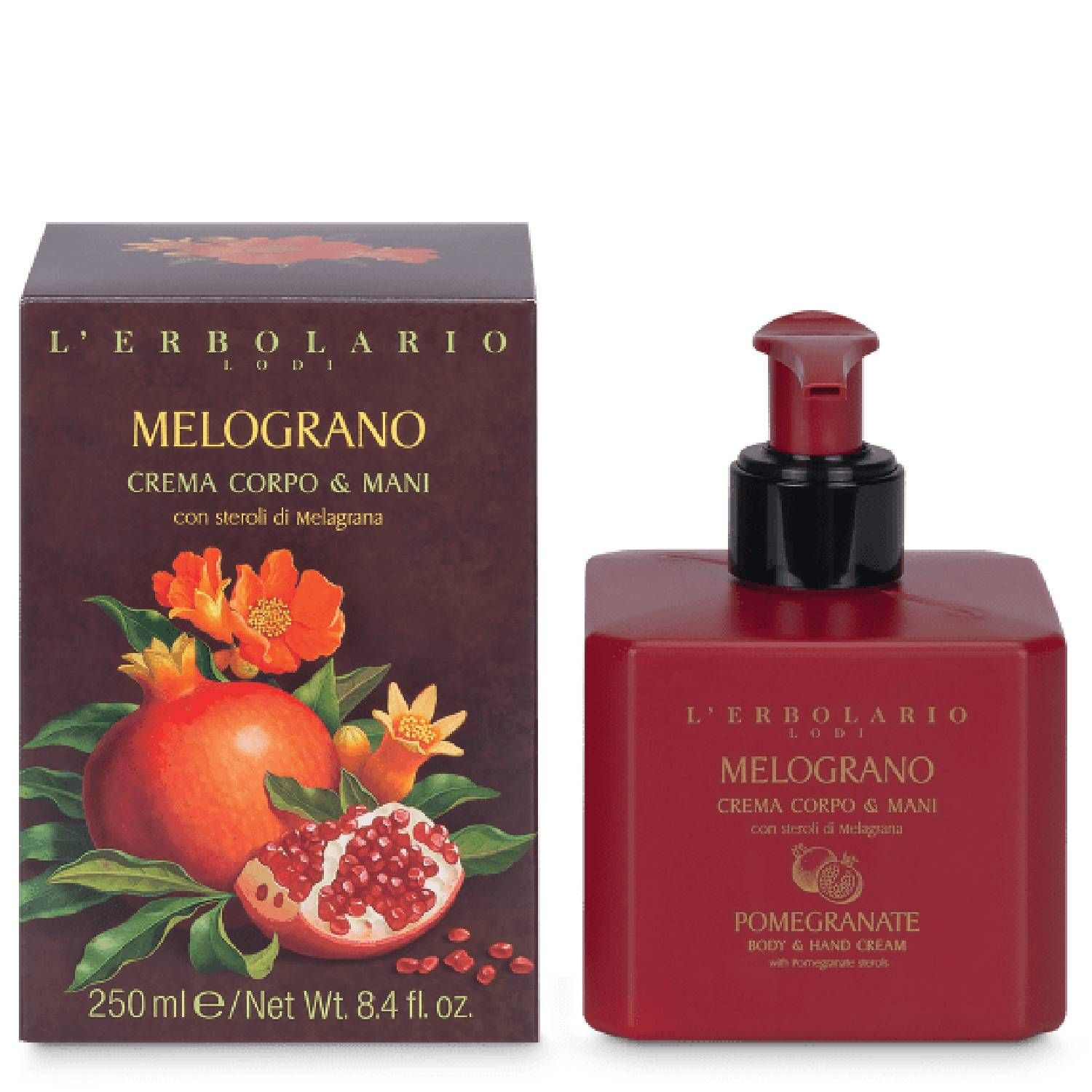 L'erbolario Melograno Crema Corpo & Mani 250ml