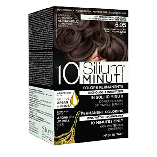 974365443 - Silium 10 Minuti Colore Permanente Biondo Scuro Cioccolato 6.05 135ml - 4731176_1.jpg