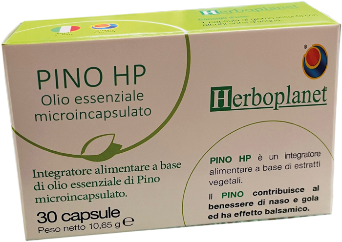 Pino Hp Olio Essenziale Integratore Vie Respiratorie 30 Capsule