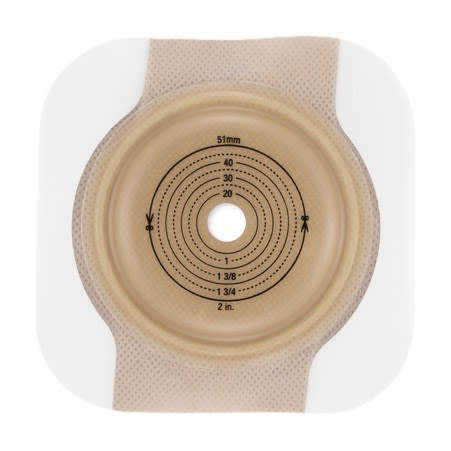 image - 980292787 - Placca convessa Conform 2 CeraPlus Soft da 70 mm, ritagliabile da 13 a 51 mm, per colostomia, ileostomia e urostomia, garantisce comfort e adesione ottimali. - 4868887_2.jpg