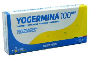 Yogermina 100 Neo Integratore Fermenti Lattici 7 Flaconcini