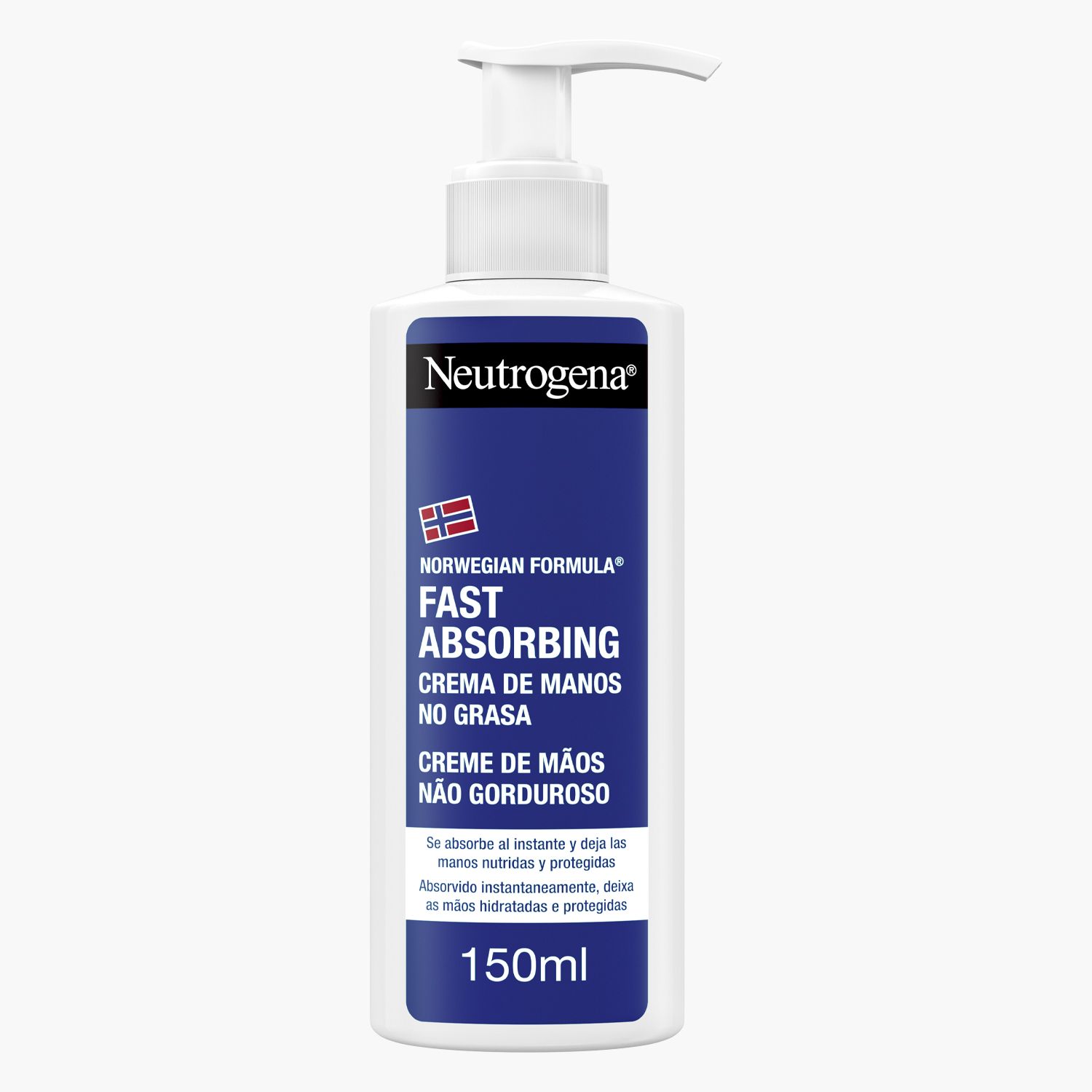 Neutrogena Crema idratazione mani Formula Norvegese Assorbimento Rapido 150ml