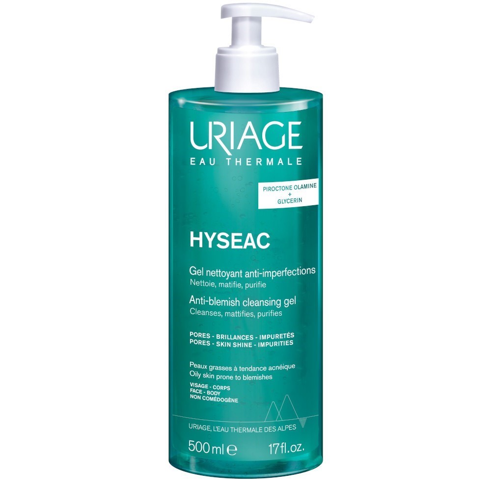 Uriage Hyseac Gel Nettoyant Detergente Purificante Viso E Corpo 500ml