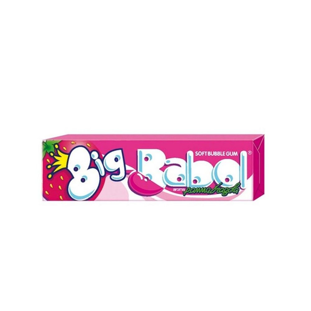 Big Babol Soft Bubble Gum Panna Gusto fragola