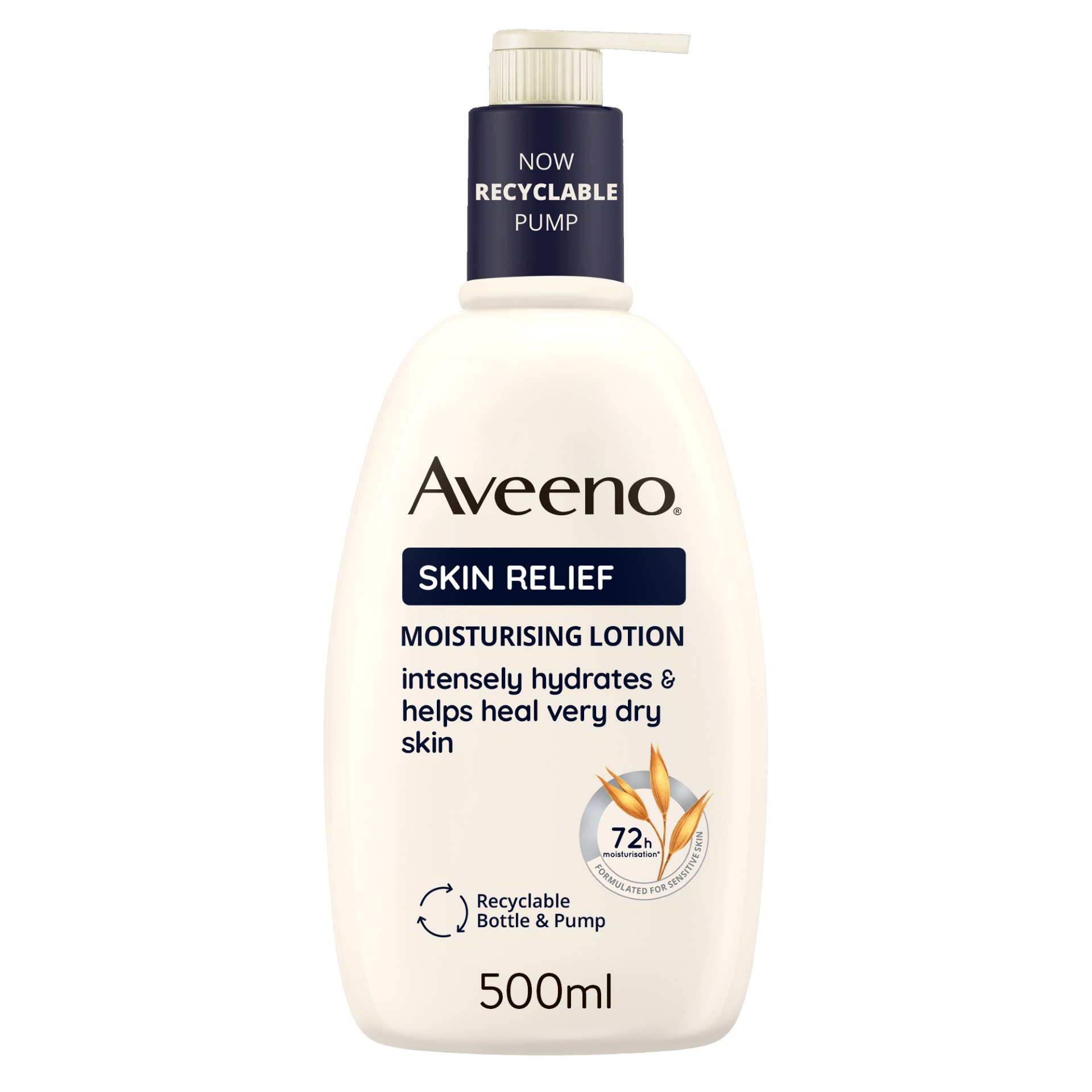 Aveeno Skin Relief Crema Corpo Nutriente Pelle Secca E Sensibile Avena Prebiotica 500ml