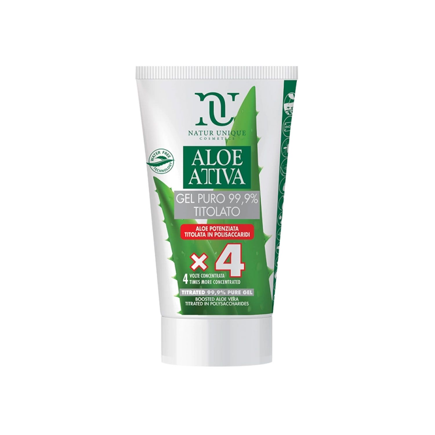 Nature Unique Aloe Attiva Gel Puro Anti Arrossamento Pelle 50ml