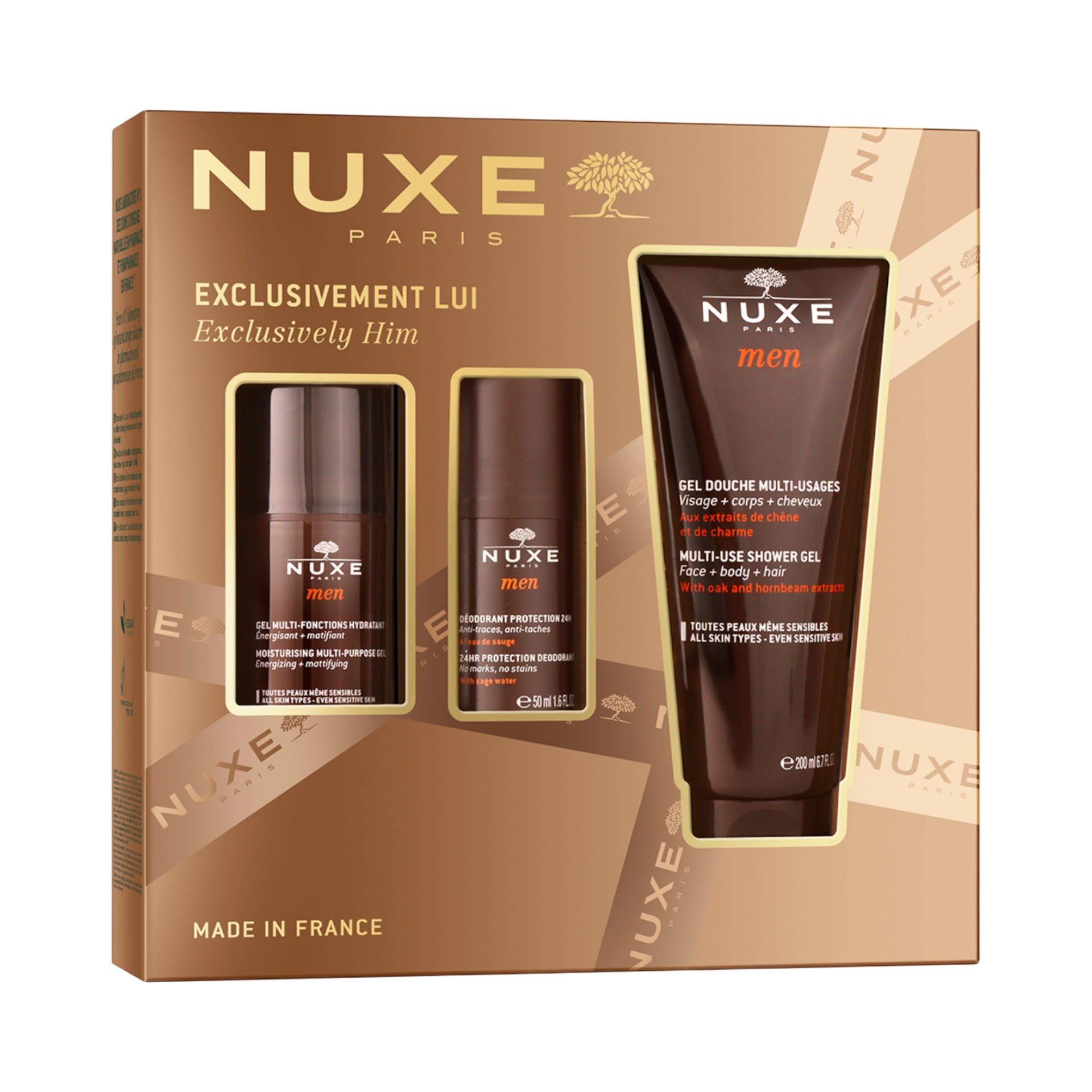 950963292 - NUXE COFFRET NUXE MEN 2025 1 NUXE MEN MOISTURISING MULTI PURPOSE GEL 50 ML + 1 NUXE MEN 24H PROTECTION DEODORANT 30 ML + 1 NUXE MENT MULTI USE SHOWER GEL 200 ML - 4834465_1.jpg