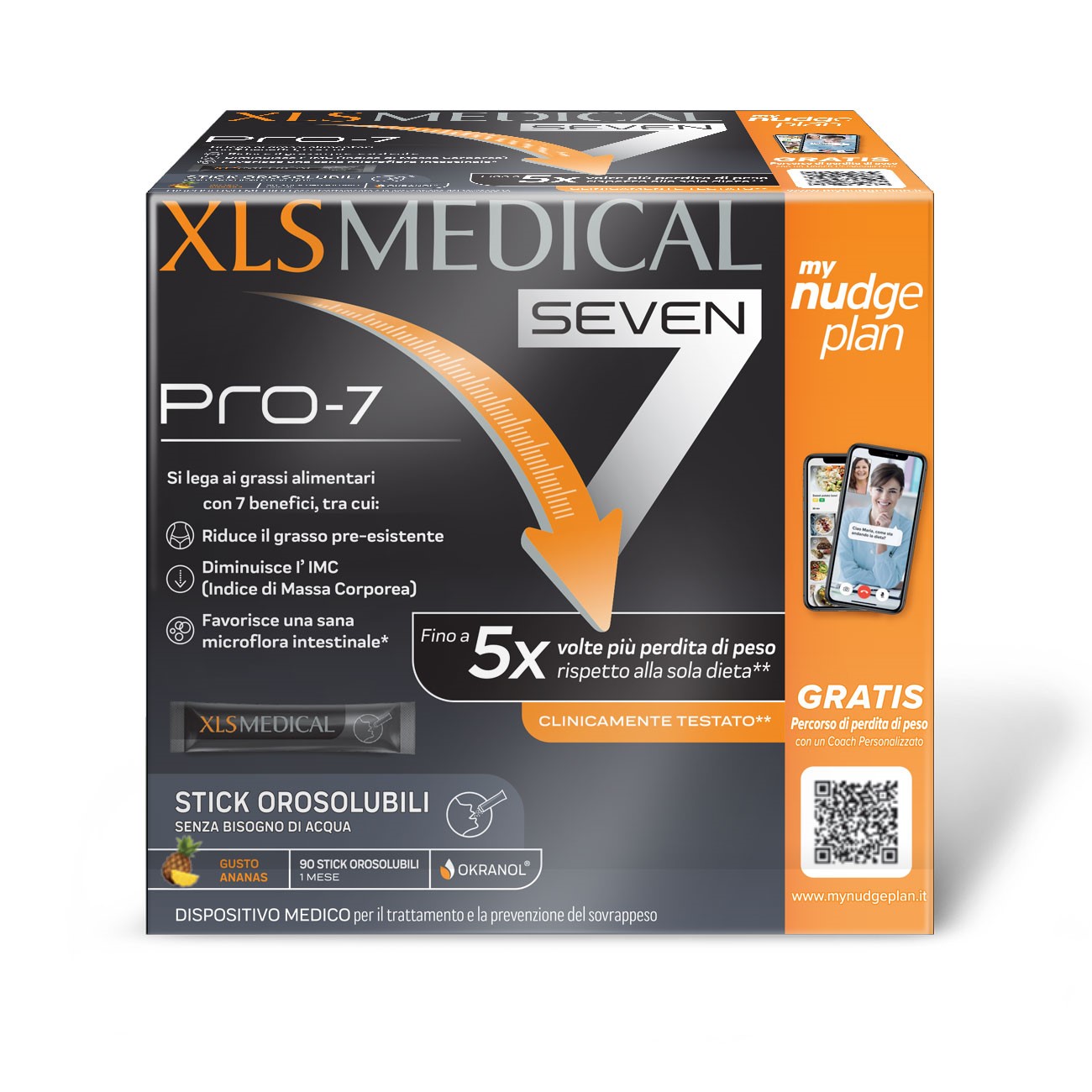 Xls Medical Pro 7 Trattamento Dimagrante 90 Stick