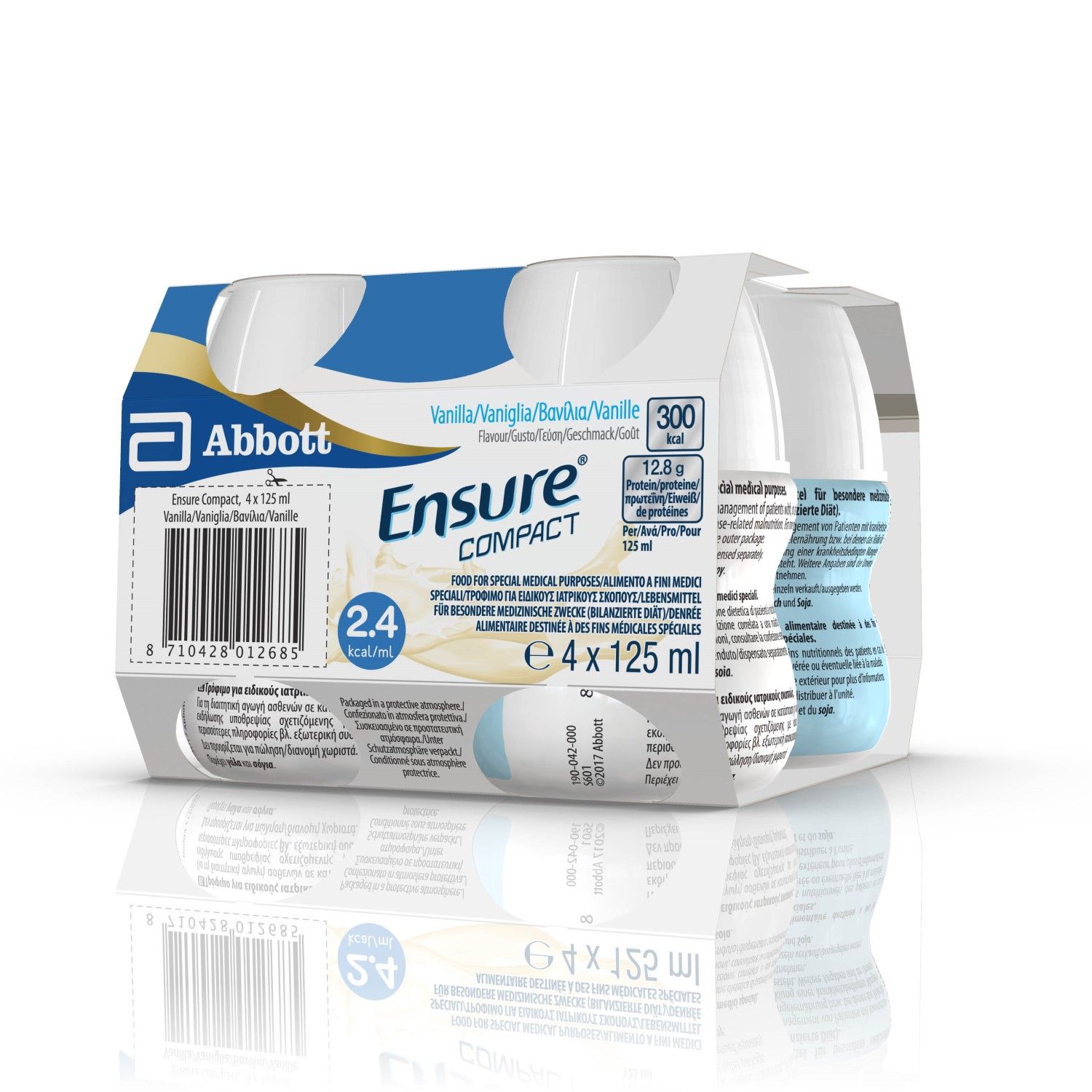 Ensure Compact Gusto Vaniglia 4x125ml