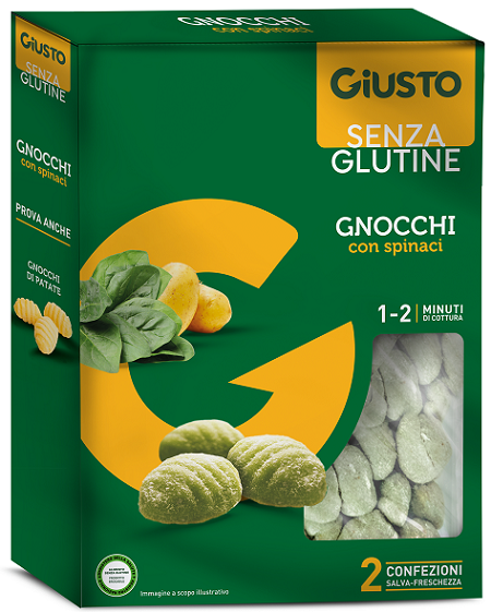 Giusto Gnocchi Spinaci Senza Glutine 500g