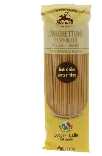 image - 926821935 - Spaghettoni biologici Alce Nero, realizzati con semola di grano duro Senatore Cappelli, ideali per piatti tradizionali italiani; cuocere per circa 12 minuti. - 4868176_1.jpg
