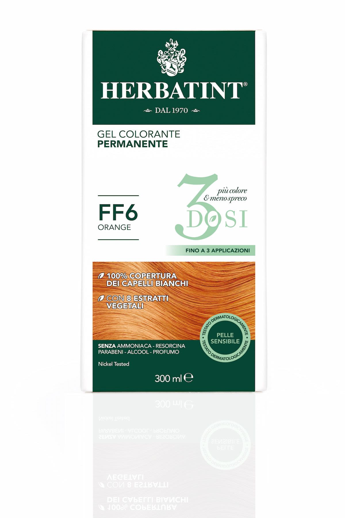 image - 975906948 - Herbatint Gel colorante permanente 3 dosi FF6 orange 300ml - 4732935_3.jpg