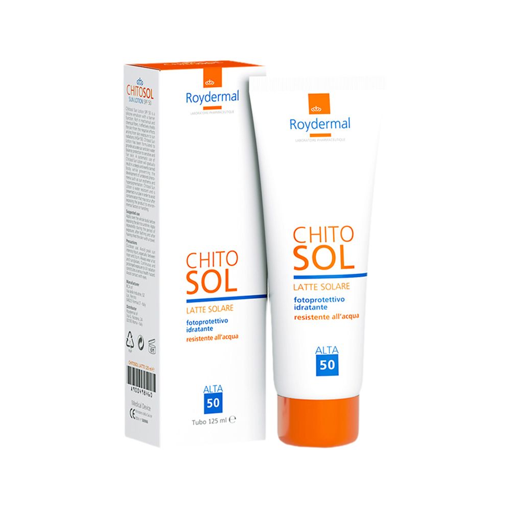 image - 900498460 - Chitosol Latte Solare SPF50 è un'emulsione siliconica protettiva per pelli sensibili e fototipi chiari, ideale per ottenere un'abbronzatura intensa e uniforme durante l'esposizione al sole. - 4789219_2.jpg