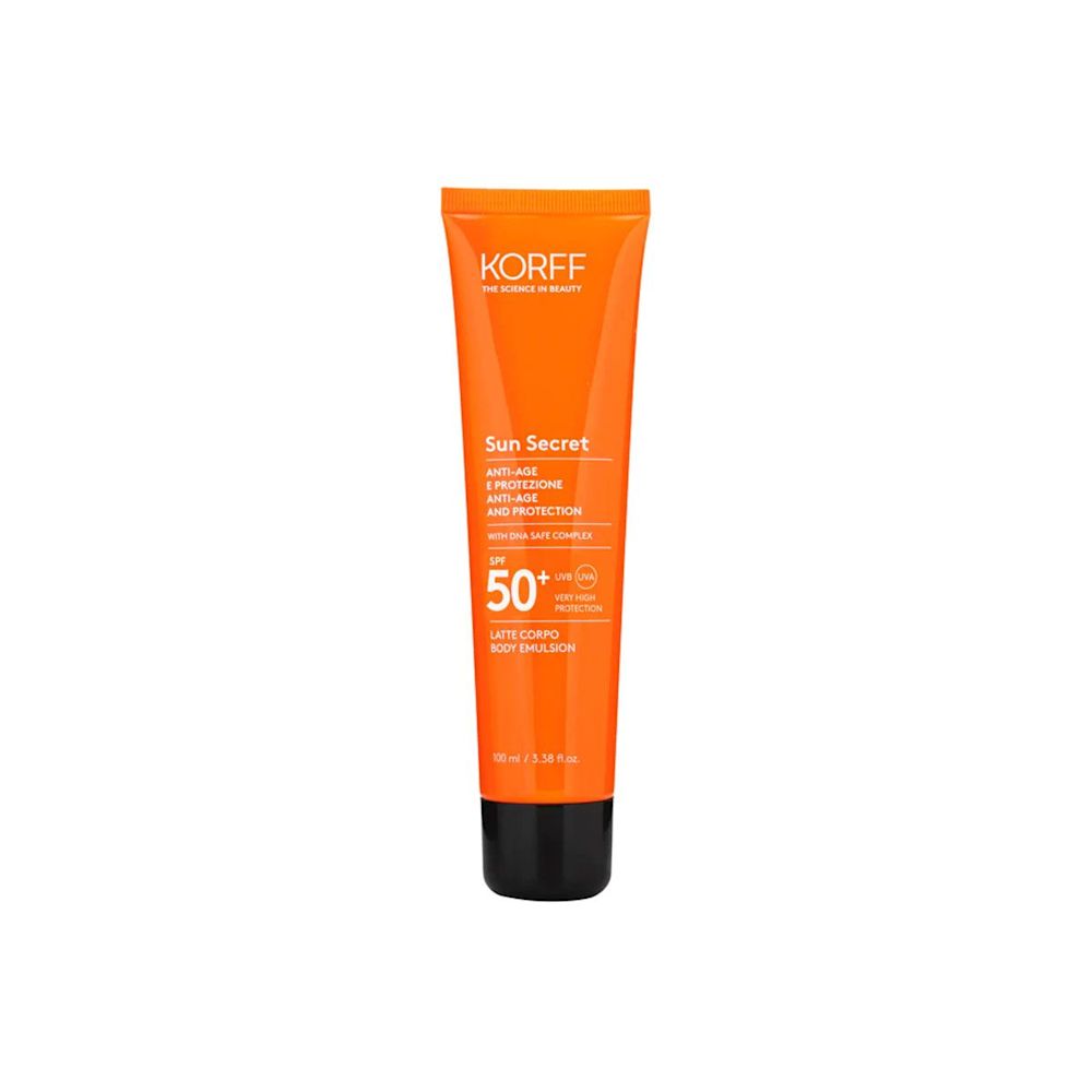 983330046 - Korff Sun Secret Latte Solare protettivo antietà Spf 50+ 100ml - 4739658_1.jpg