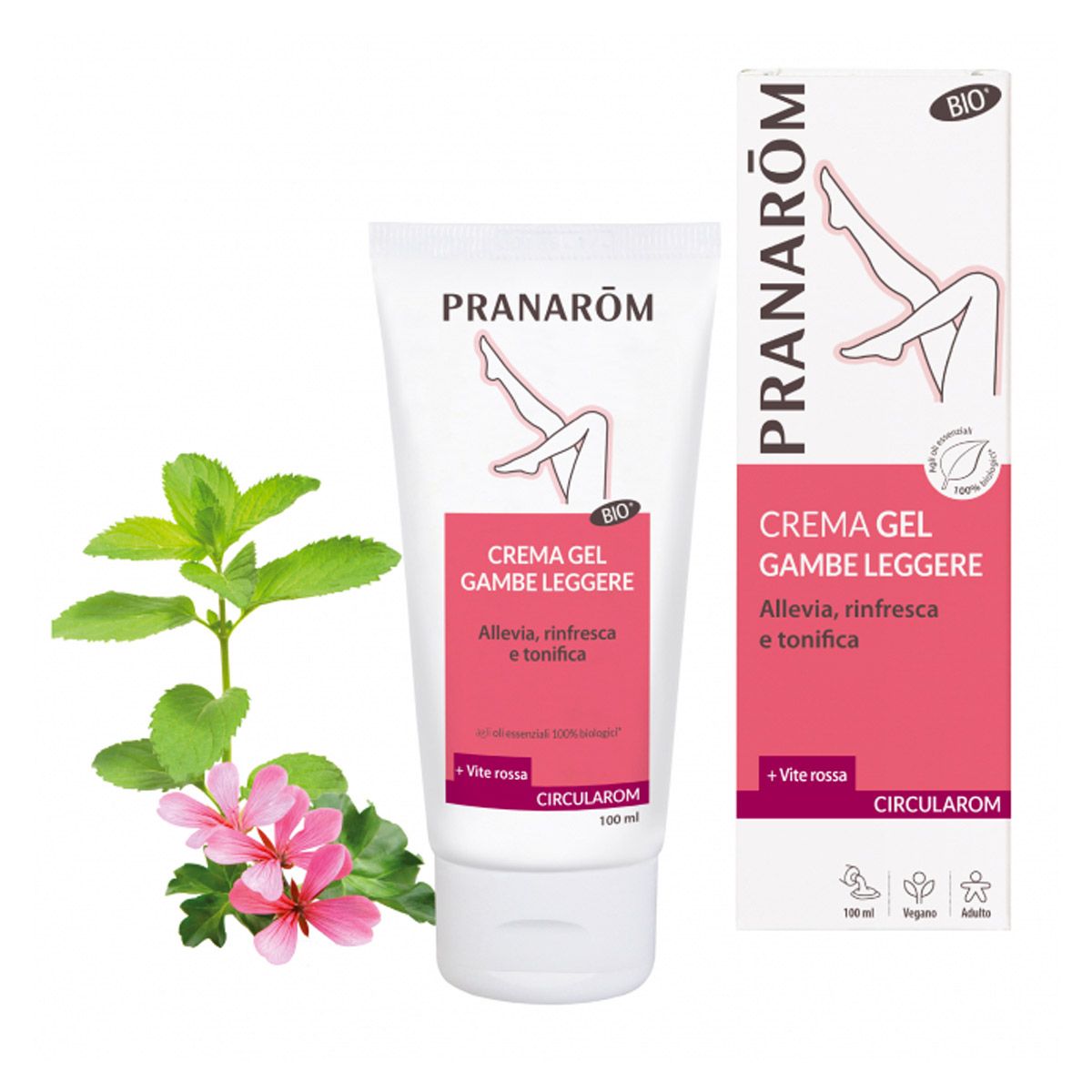 Pranarom Circularom Bio Gel Gambe Leggere 100ml