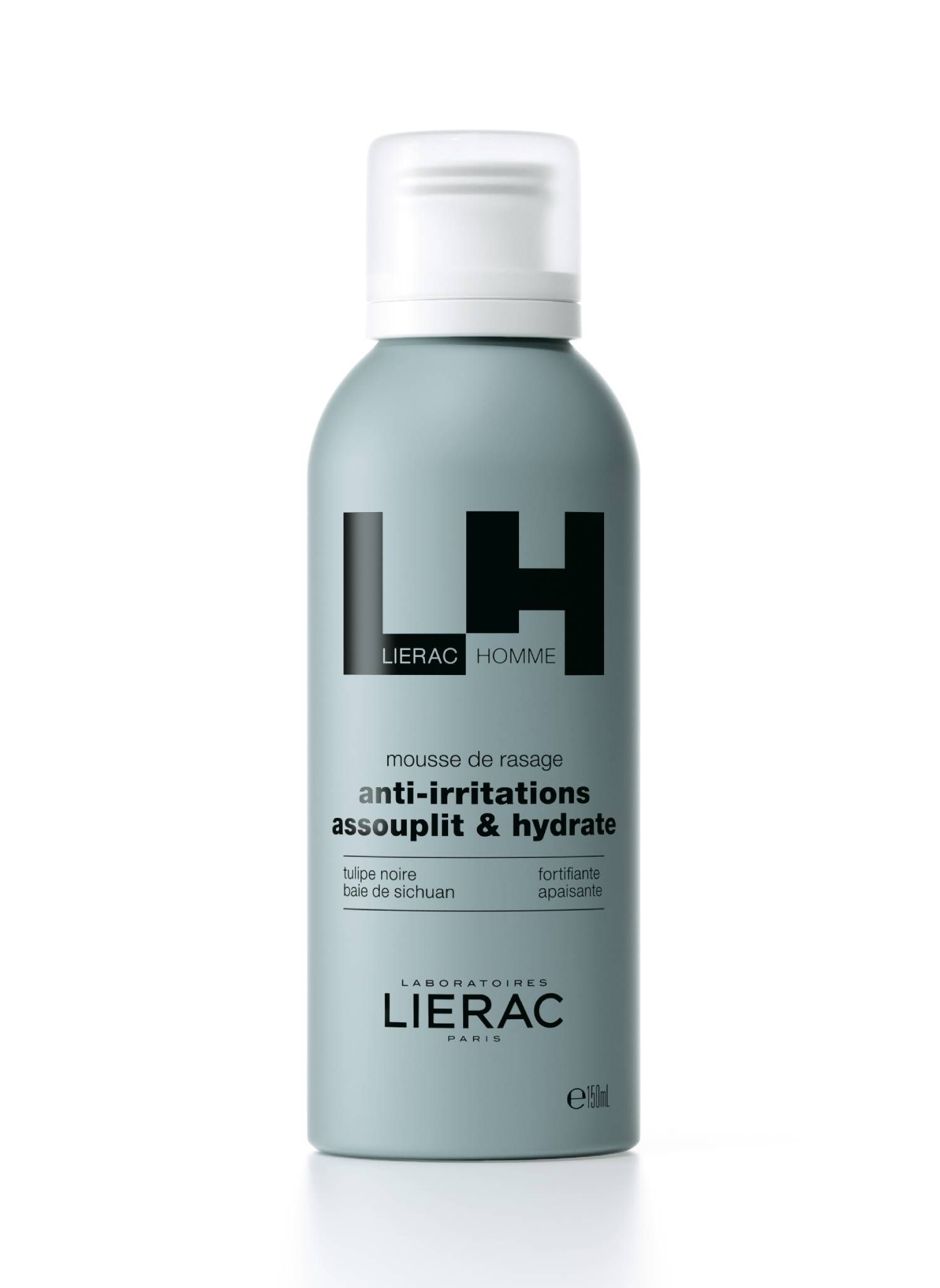 Lierac Homme Mousse Rasatura Anti-irritazione Idratante Lenitiva 150ml