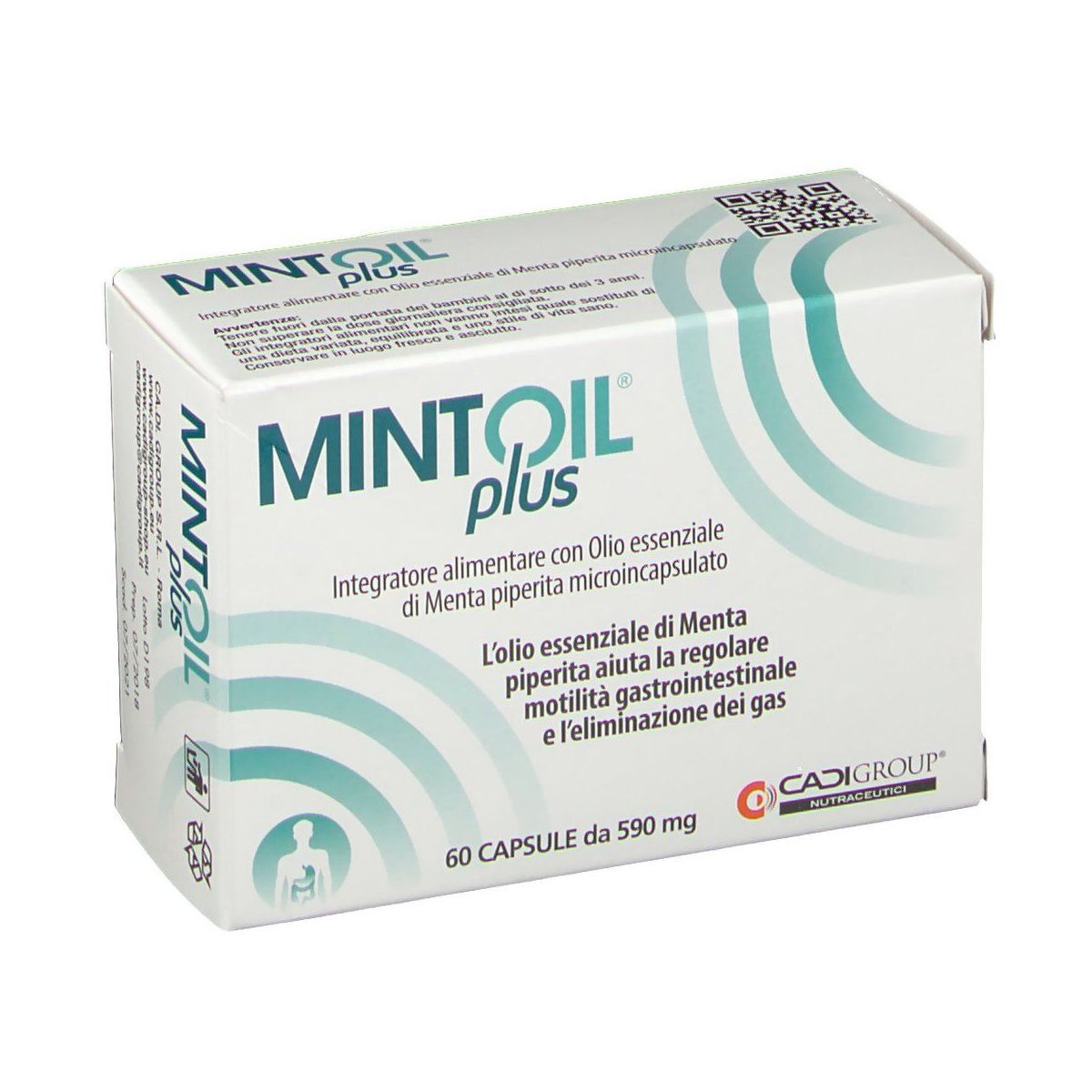 Mintoil Plus Integratore Gas Intestinali 60 Capsule