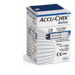 Accu-chek Aviva Strisce Misurazione Glicemia 25 Strisce