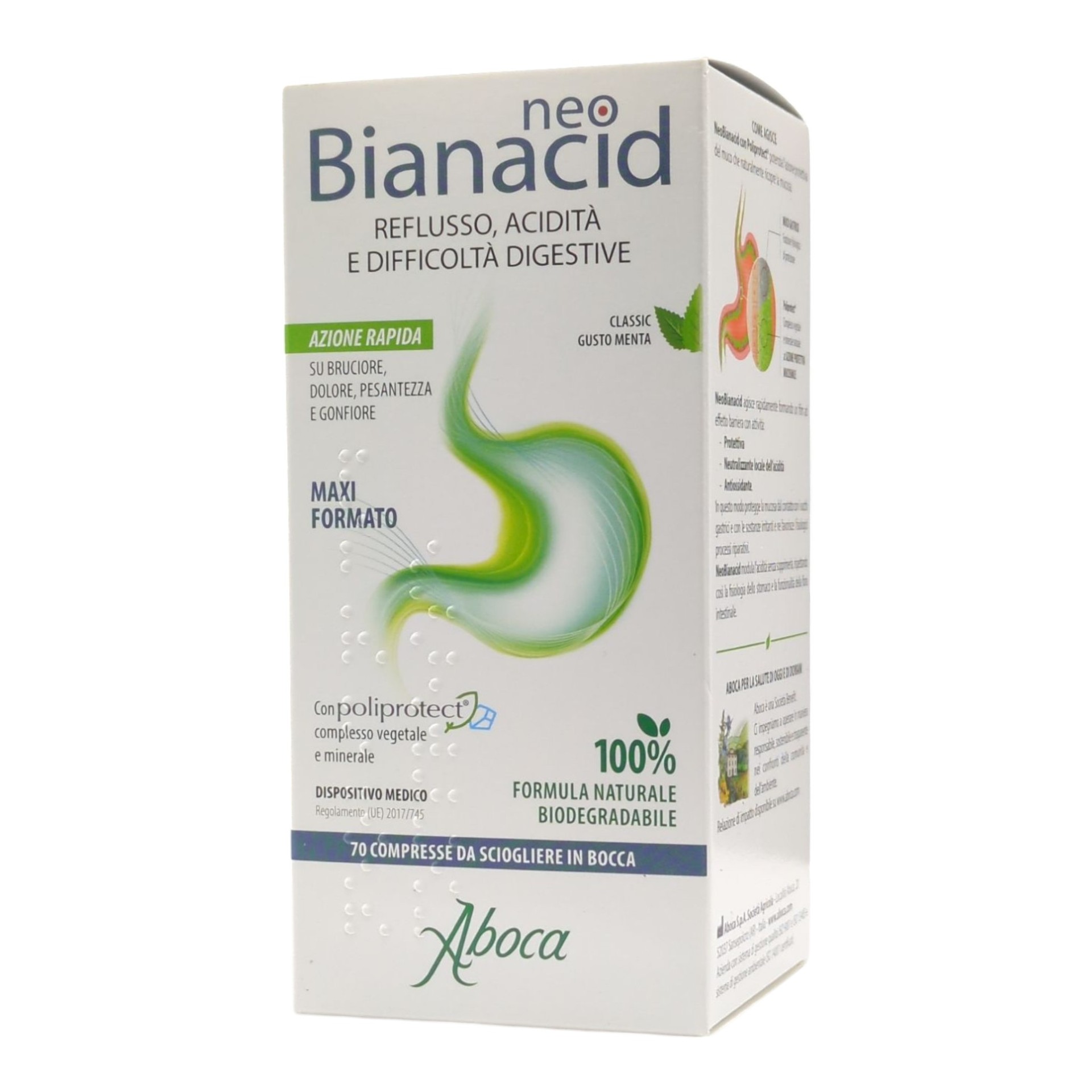 Aboca Neobianacid Trattamento Acidità 70 Compresse Masticabili