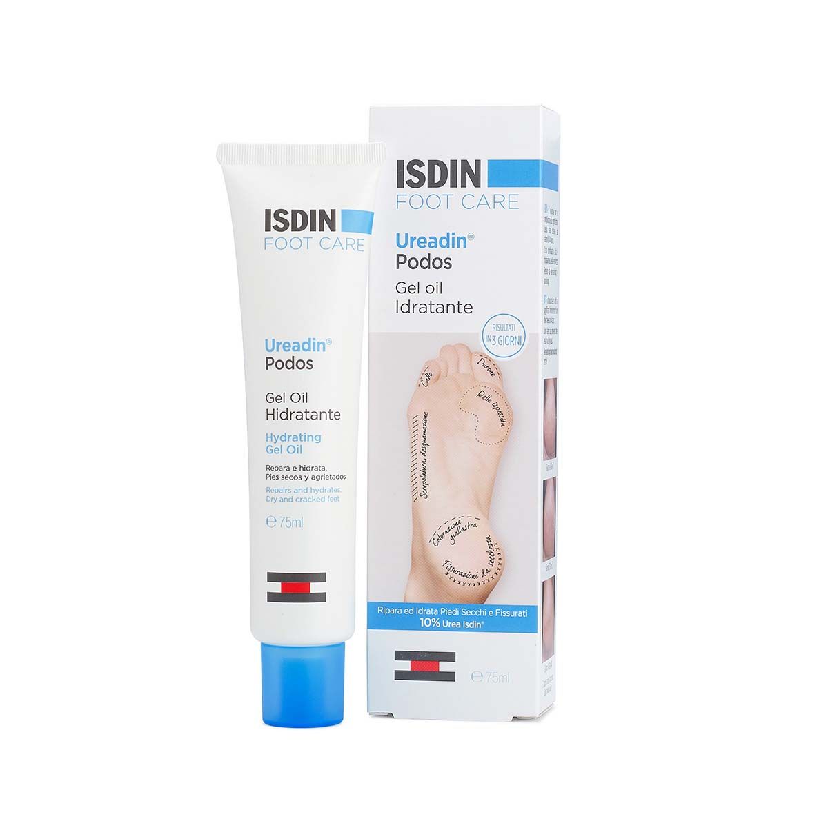 Isdin Ureadin Podos Gel Olio idratazione Piedi 75ml