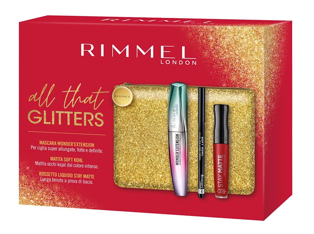 985009101 - Rimmel London All That Glitters Pochette mascara kajal e liquid lip - 4741910_2.jpg