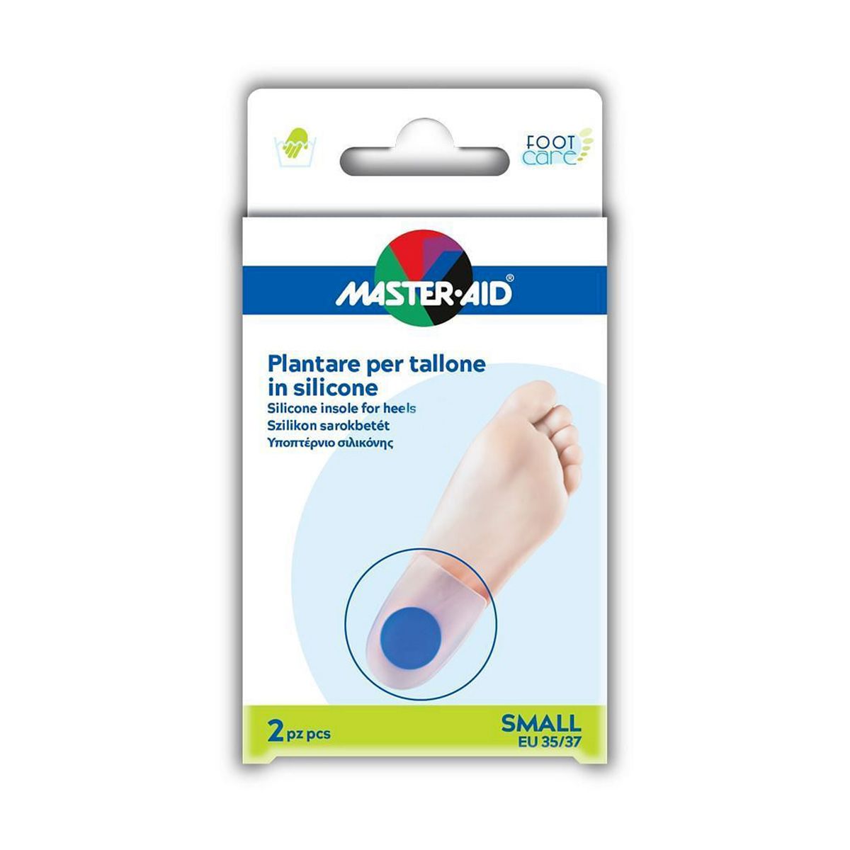 Master-aid Talloniera Silicone Taglia S 2 Pezzi