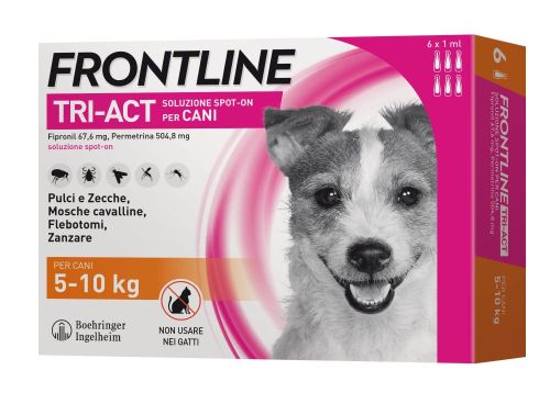 104672062 - Frontline Tri-Act Spot On Soluzione Cani 5-10kg 6 pipette 0,5ml 33,38mg+252,4mg - 4711781_3.jpg