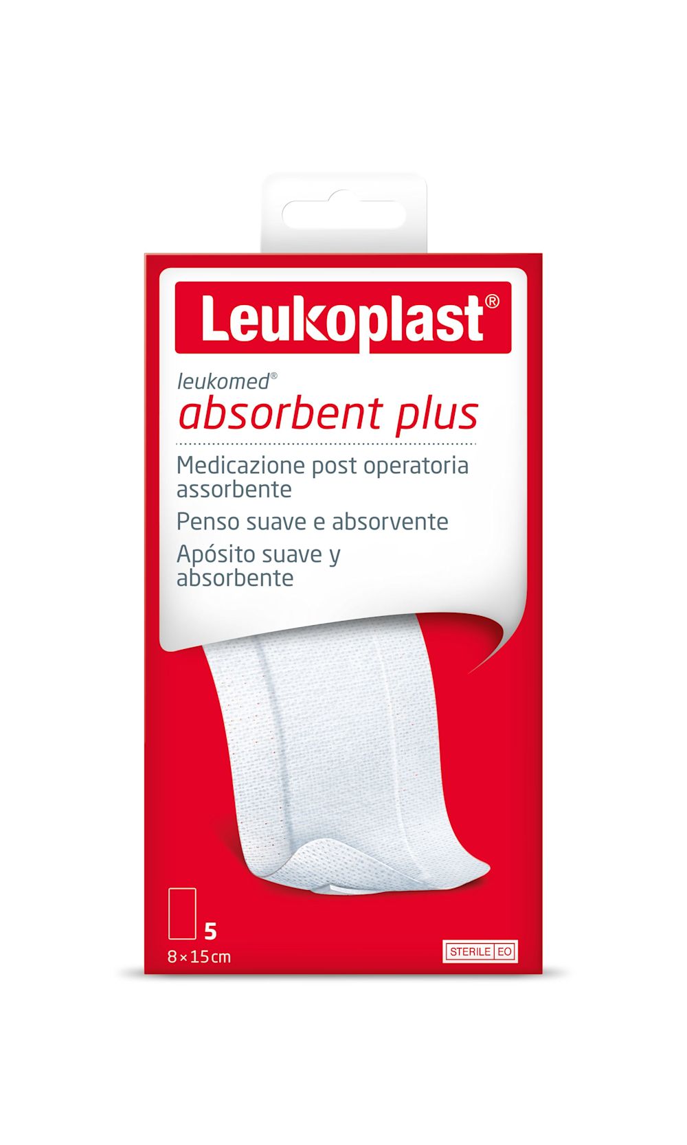 980189676 - Leukomed Absorbent Plus 8x15cm 5 Pezzi - 4735947_1.jpg