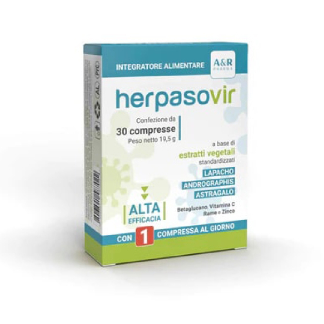 Herpasovir Integratore Difese Immunitarie Contro Herpes E Recidive 30 Compresse