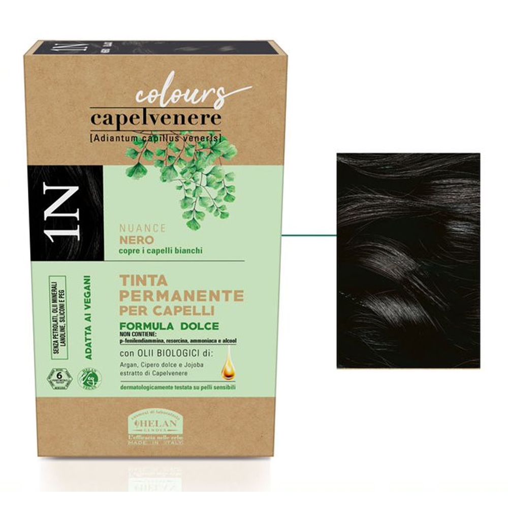 image - 943314029 - Helan Capelvenere Colours Tinta Capelli permanente 1N Nero - 7895654_3.jpg