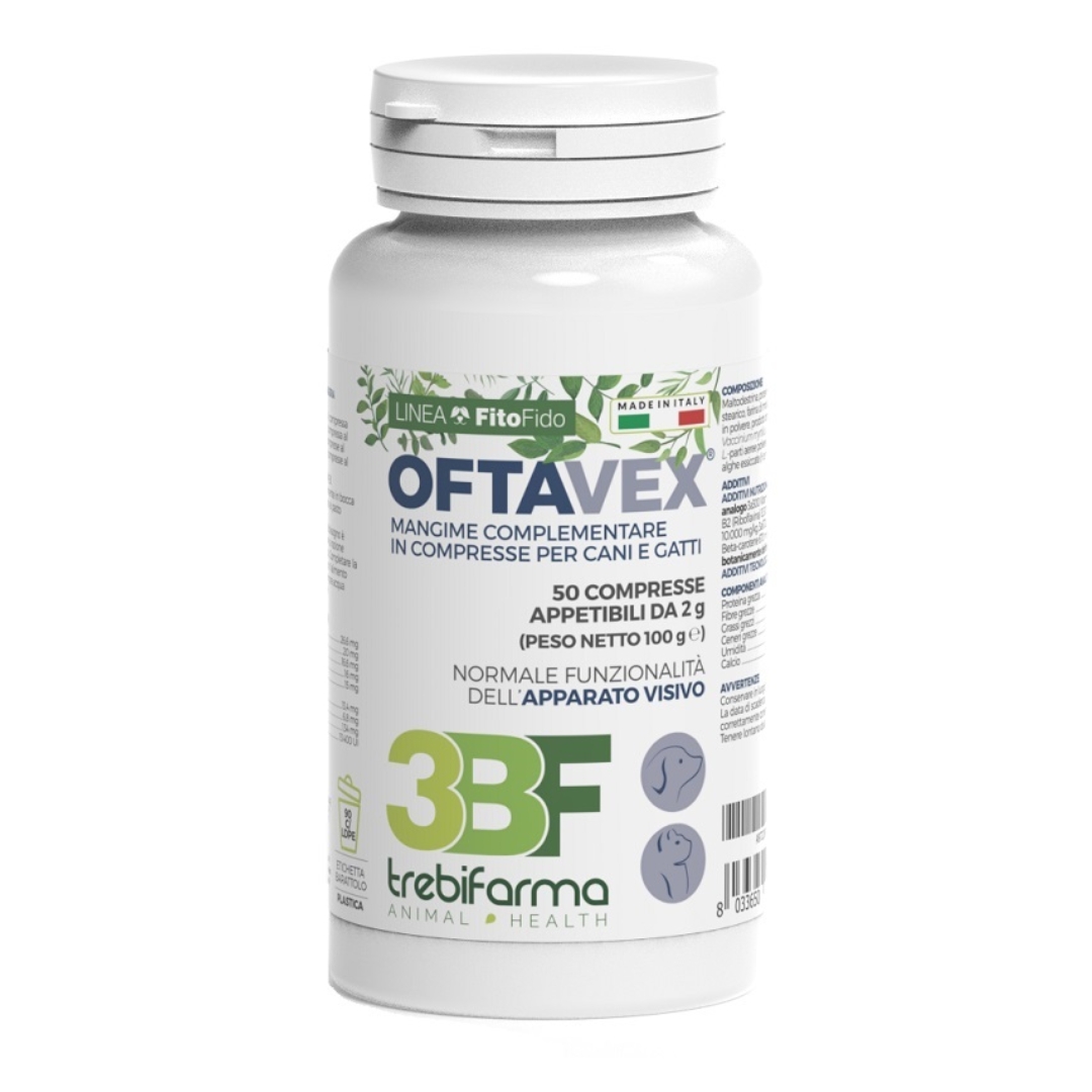 Oftavex Mangime Supporto Visivo Cani E Gatti 50 Compresse