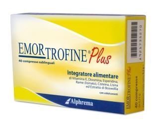 Emortrofine Plus Integratore 40 Compresse