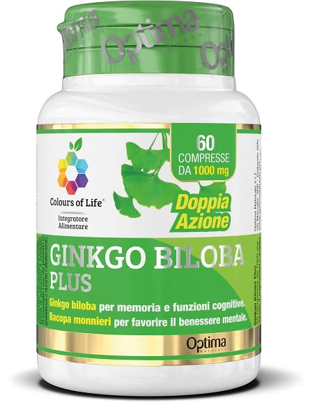 image - 927259958 - COLORUS OF LIFE GINKGO BILOBA PLUS 60 COMPRESSE 1000 MG - 4756319_1.jpg