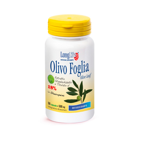 Longlife Olivo Foglia Integratore Anti ossidante 60 Capsule