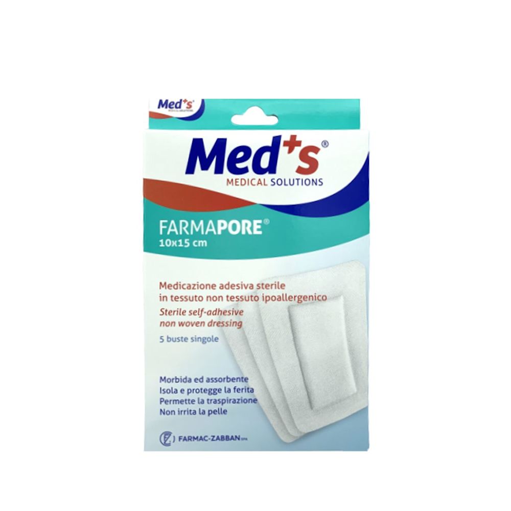 931988428 - Med's Farmapore Medicazione adesiva sterile 10x15cm 5 pezzi - 4722471_3.jpg